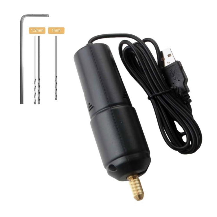 USB Interface 360 Mini Electric Drill Manual Glue Drilling Electric Drill