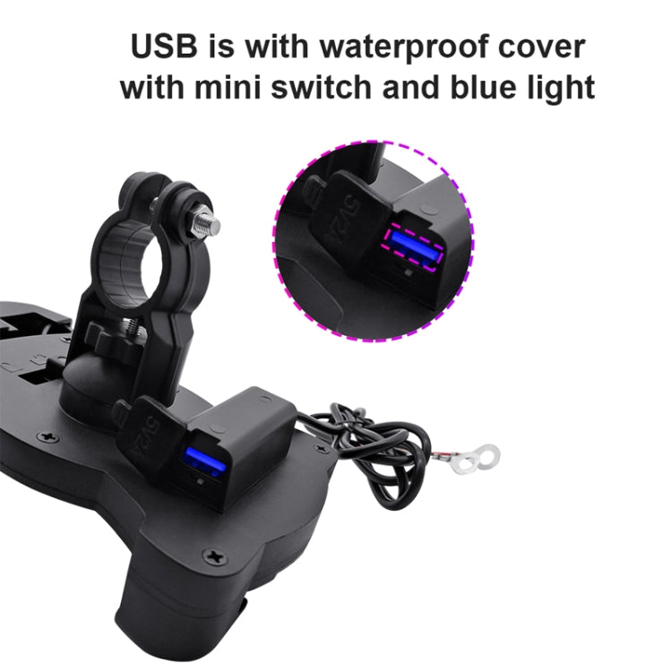 Motorcycle Sunshade Rainproof Mobile Phone Holder