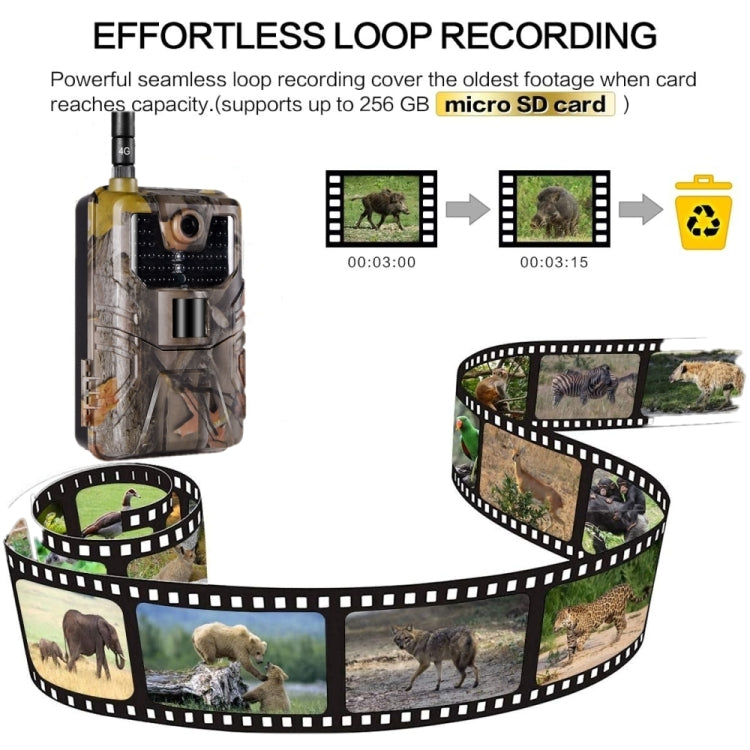 36MP 4K 4G Hunting Camera With APP Remote Mobile Phone Control To View Photos / Video At Any Time