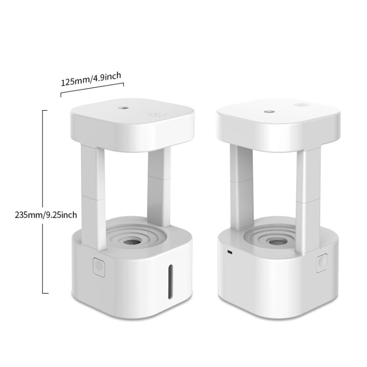 580ml Anti-gravity Humidifier Water Droplet Backflow Atomizer Aromatherapy Machine