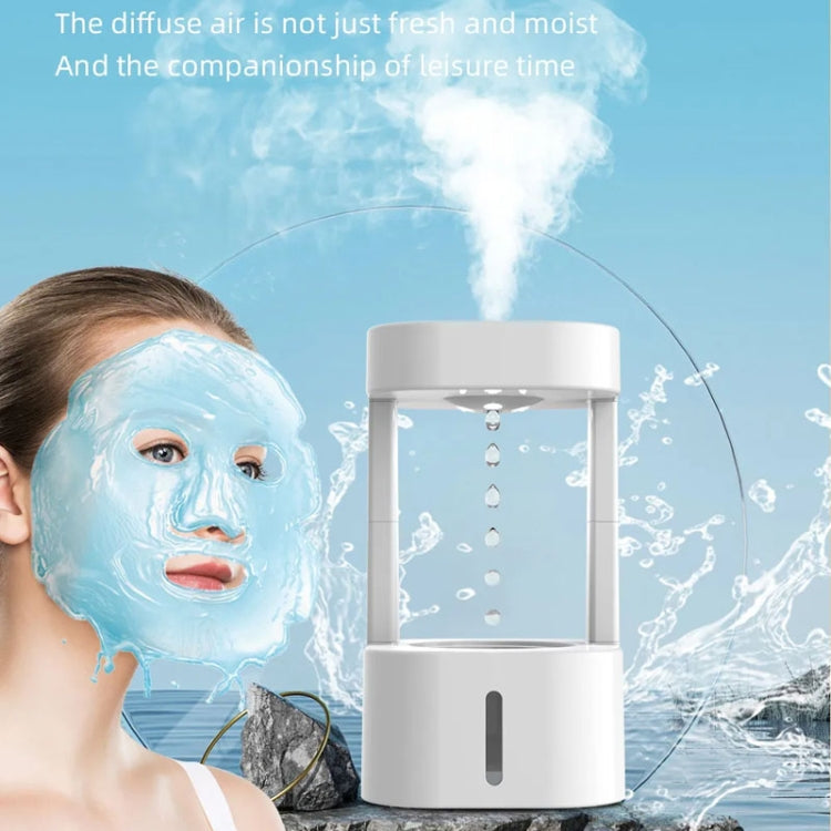 580ml Anti-gravity Humidifier Water Droplet Backflow Atomizer Aromatherapy Machine