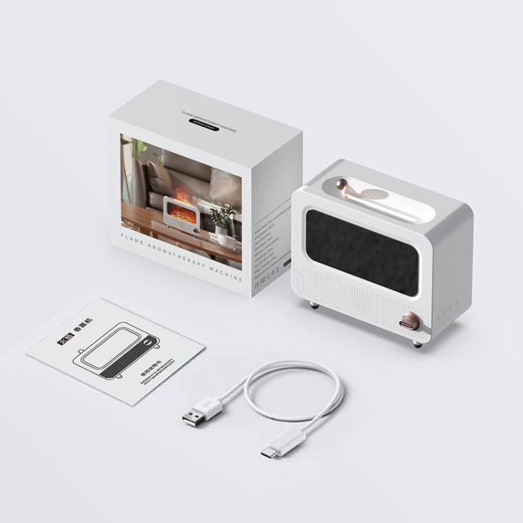 USB White Noise Simulation Flame Fire Furnace Aromatherapy Machine Indoor Large Spray Measurement Humidifier