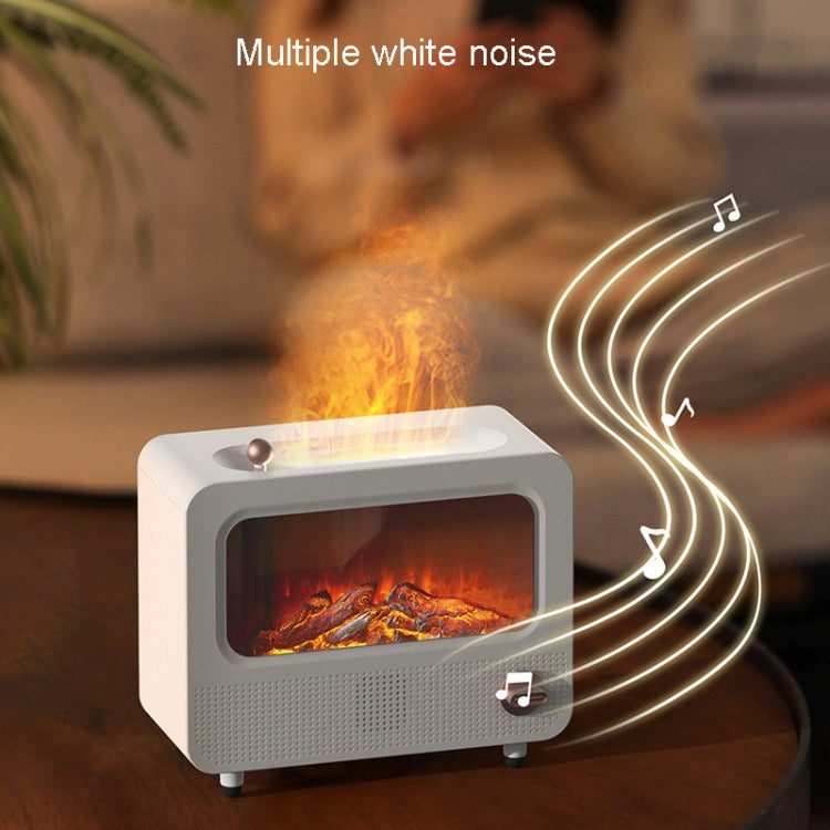 USB White Noise Simulation Flame Fire Furnace Aromatherapy Machine Indoor Large Spray Measurement Humidifier