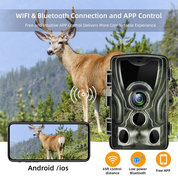 4K Outdoor Tracking Hunting Camera APP Remote Phone Control To View Photos / Video At Any Time
