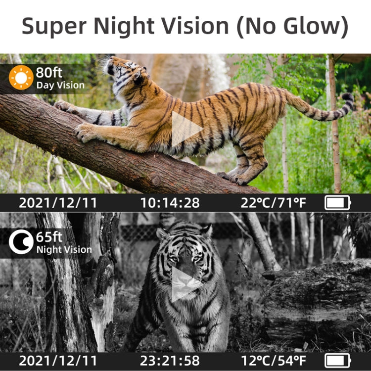 4K Outdoor Tracking Hunting Camera APP Remote Phone Control To View Photos / Video At Any Time