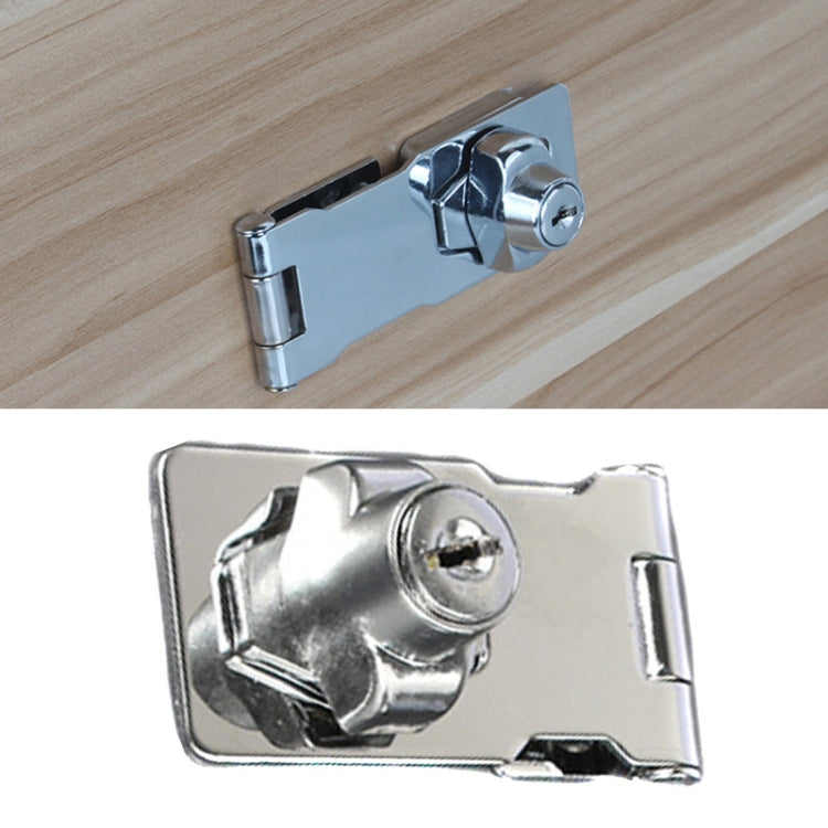 No Hole Hook With Locking Hasp Chest Of Drawers Door Lock With Iron Key