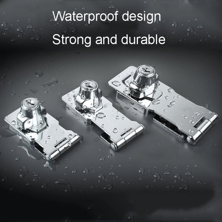 No Hole Hook With Locking Hasp Chest Of Drawers Door Lock With Iron Key