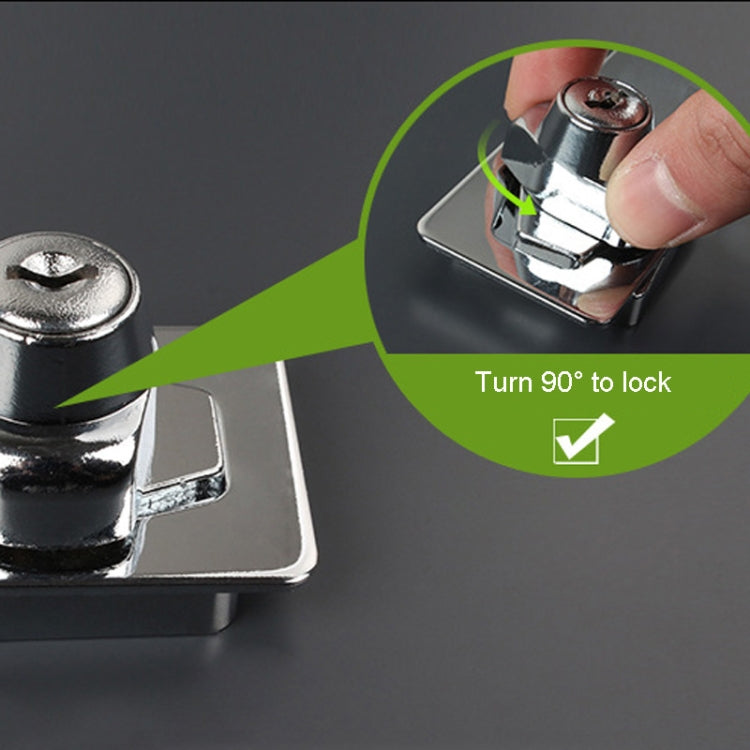 No Hole Hook With Locking Hasp Chest Of Drawers Door Lock With Iron Key