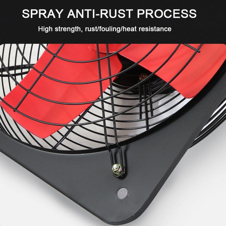 Kitchen Exhaust Fan Wall Window Fan High Power Industrial Extractor Fume Space Extractor Hood,CN Plug