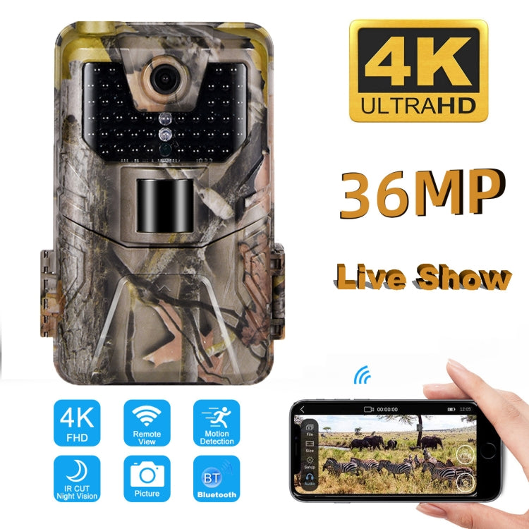 4K Outdoor Tracking Hunting Camera App Remote Phone Operation To View Photos / Videos At Any Time