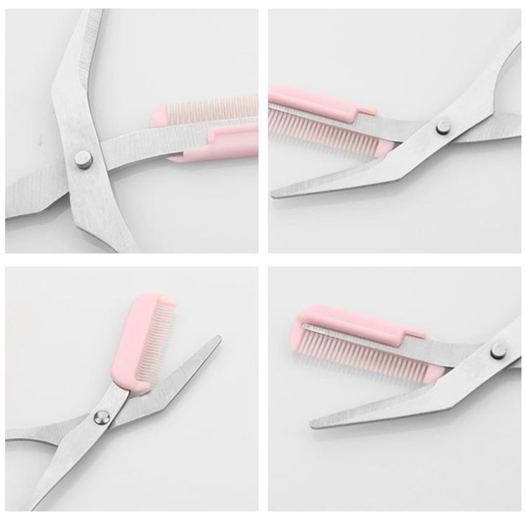 Stainless Steel Eyebrow Scissors with Comb Beauty Tools