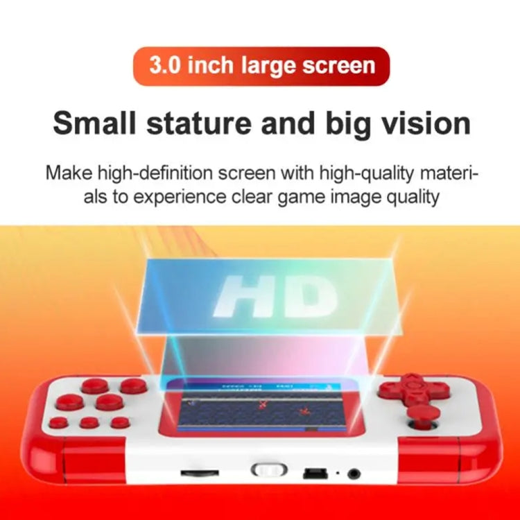 A12 3.0-Inch HD Colorful Screen Retro Handheld Game Console With 666 Built-In Games