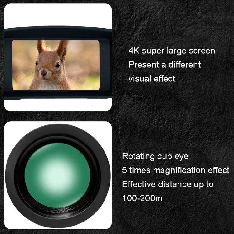 4K HD Infrared Dual Tube Telescope Night Vision Instrument