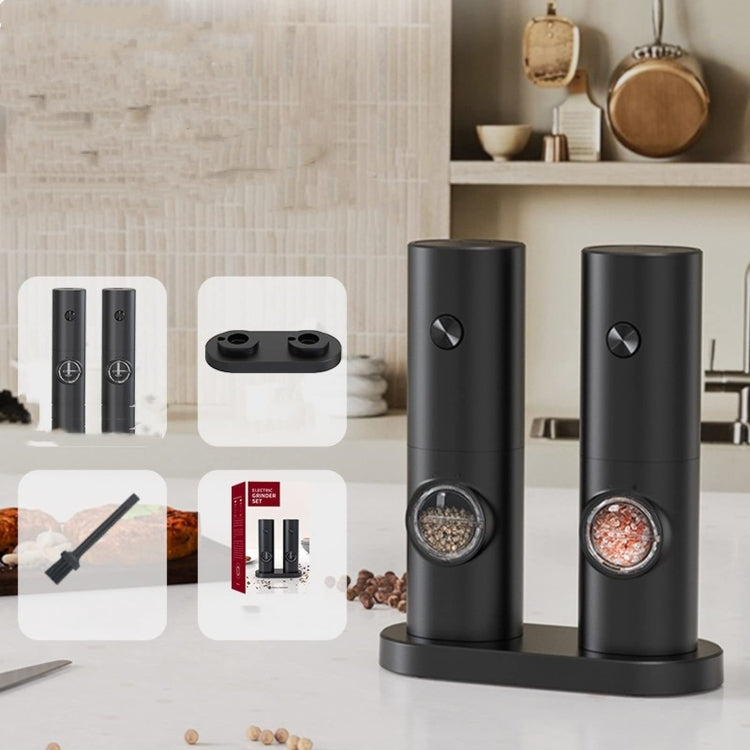 Electric Automatic Salt and Pepper Grinder Set Battery Powered