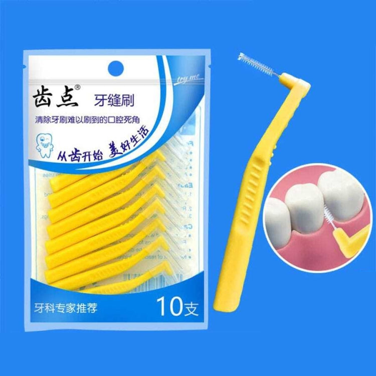 10pcs /Pack Orthodontic Teeth Interdental Brushes Dental Brace Wire Soft Bristles