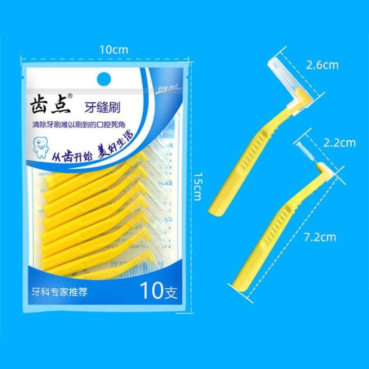 10pcs /Pack Orthodontic Teeth Interdental Brushes Dental Brace Wire Soft Bristles