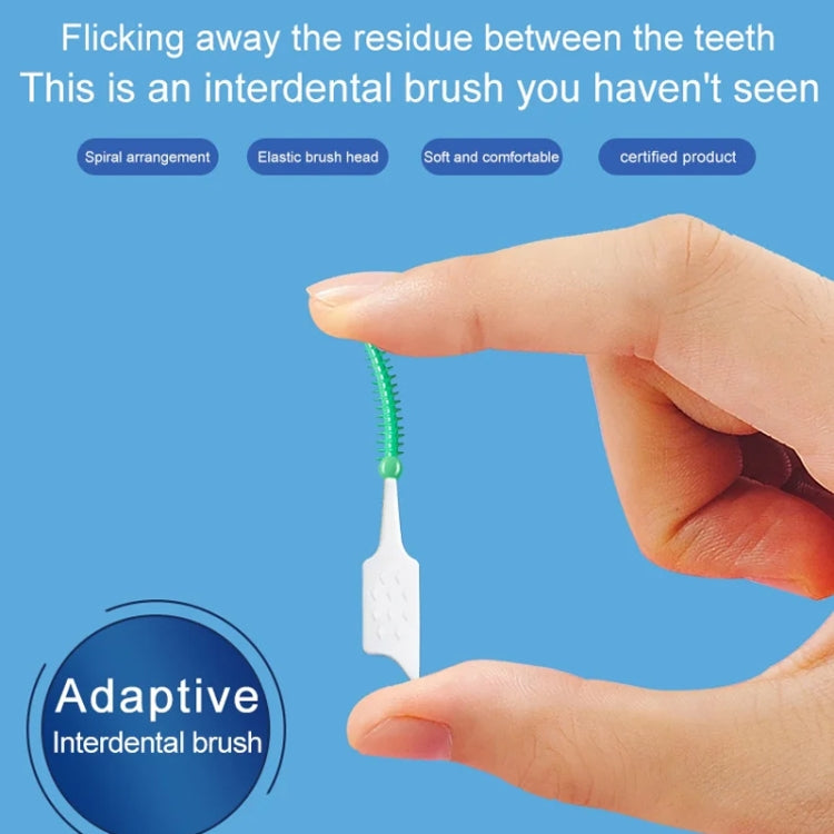 Fawnmum 150pcs /Box Silicone Interdental Brushes Dental Brushes Tooth Cleaning Gum