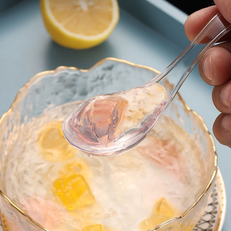 100pcs /Pack 12cm Disposable Plastic Meal Spoon Fast Food Soup Ladle