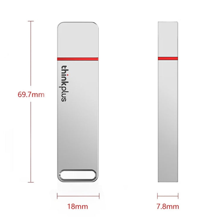 Lenovo Thinkplus TU100Pro USB3.1 Solid State Flash Drive High Capacity Metal USB Memory Disk