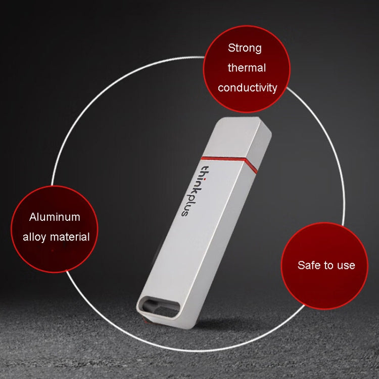 Lenovo Thinkplus TU100Pro USB3.1 Solid State Flash Drive High Capacity Metal USB Memory Disk