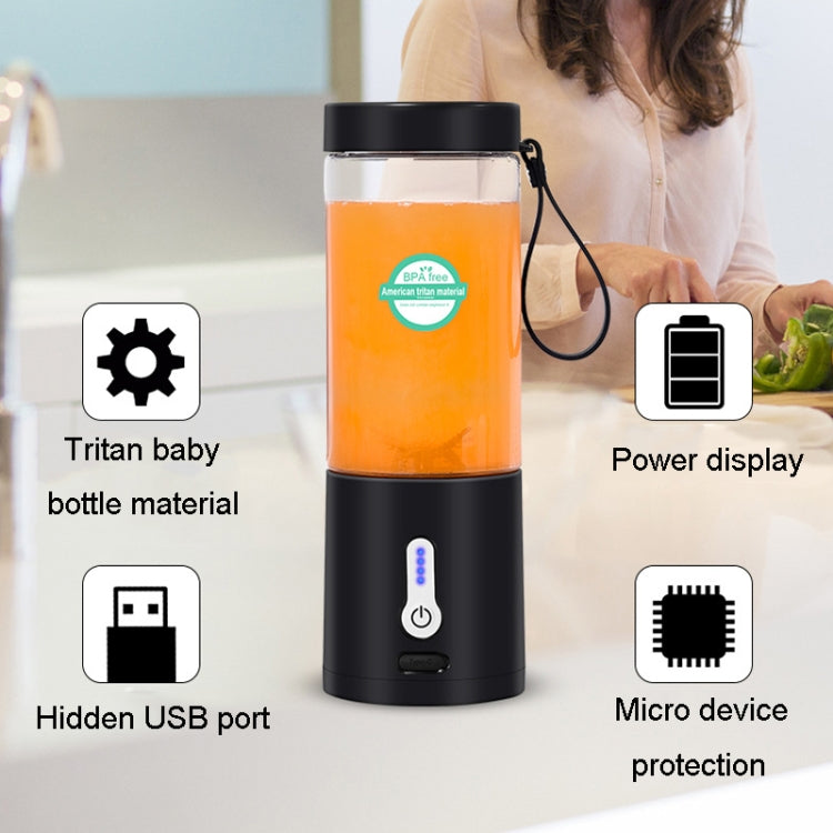 Portable Multifunctional USB Rechargeable Juice Extractor Cup Mini Electrical Juicer