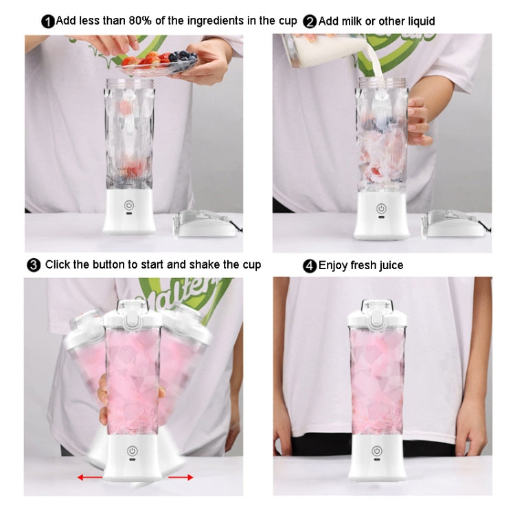Portable Multifunctional USB Charging Juice Cup Mini Electrical Blender