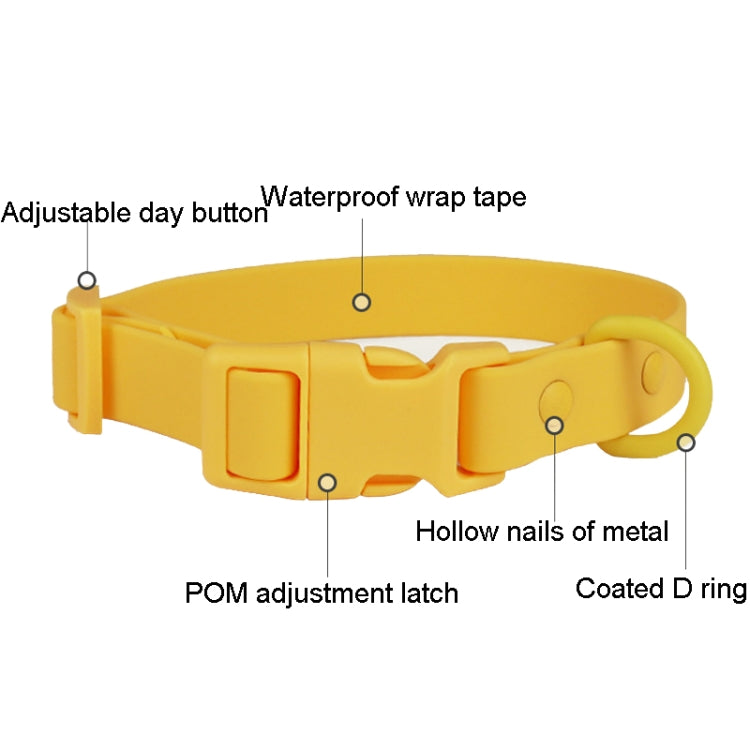 Adjustable Leash Dog Collar Waterproof Pet Traction Coil