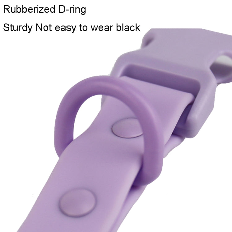 Adjustable Leash Dog Collar Waterproof Pet Traction Coil