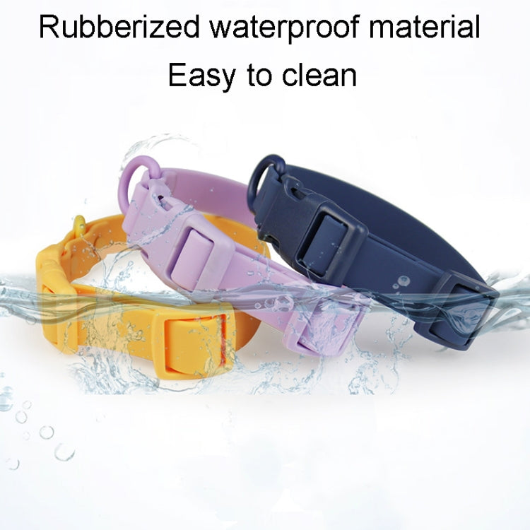 Adjustable Leash Dog Collar Waterproof Pet Traction Coil