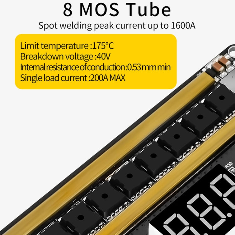 GX591 Full Functional Version 12V Handheld Portable 18650 Mobile Lithium Battery Point Welding Machine
