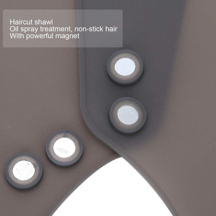 Hair Cutting Adjustable Shawl Capes Silicone Hairdressing Pad Neck Wrap Guard for Salon