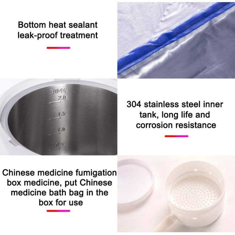 Dual Person Portable Steam Sauna Spa With Pot Set Weight Loss Skin Spa Machine