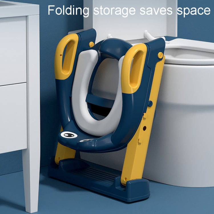 Household Childrens Toilet Seat Staircase Baby Folding Shelf Cushion Cover