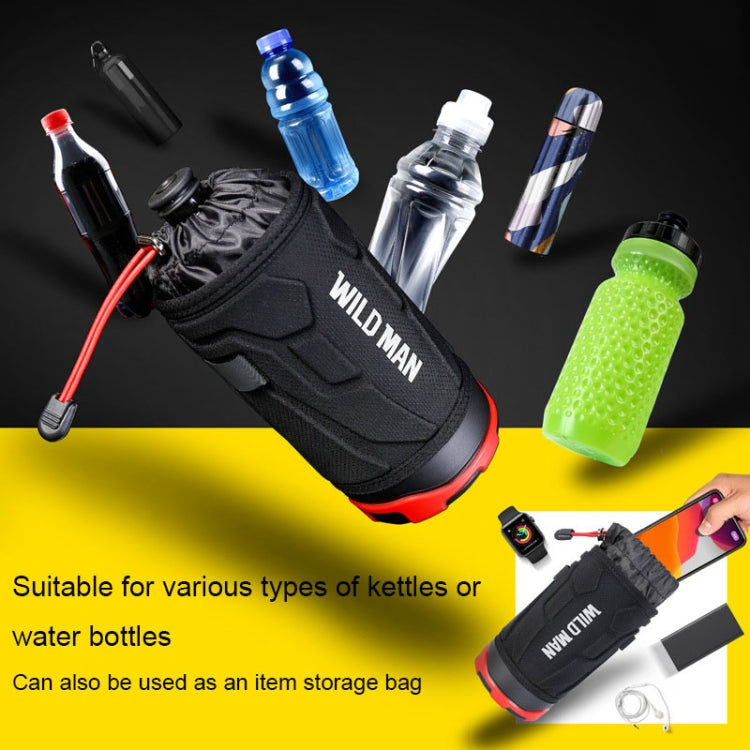 WILD MAN R1 1L Mountain Bike Water Bottle Bag Scooter Handlebar Tool Kit