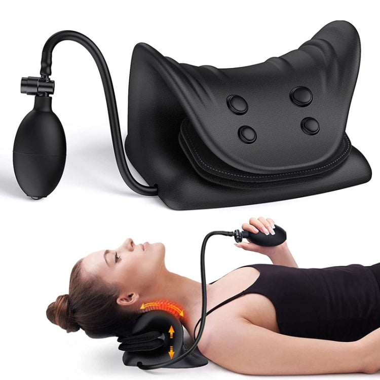 Neck Massage Pillow Shoulder Relaxer Cervical Traction Device with Airbag