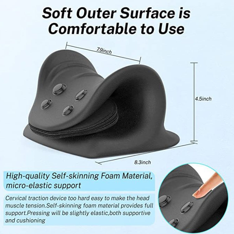 Neck Massage Pillow Shoulder Relaxer Cervical Traction Device with Airbag