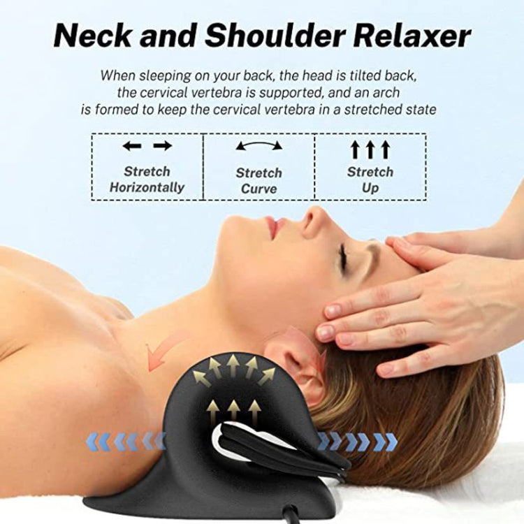 Neck Massage Pillow Shoulder Relaxer Cervical Traction Device with Airbag