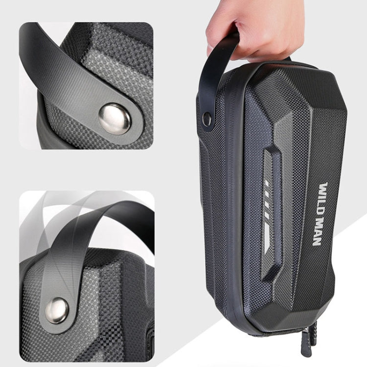 WILD MAN Scooter EVA Hard Shell Front Bag Folding Bicycle Quick Release Hanging Bag
