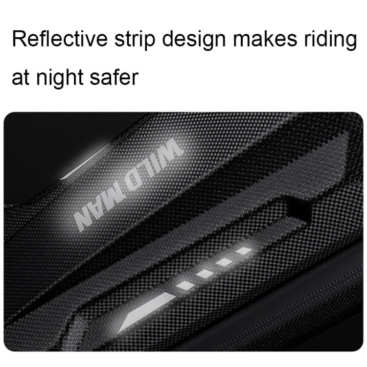 WILD MAN Scooter EVA Hard Shell Front Bag Folding Bicycle Quick Release Hanging Bag