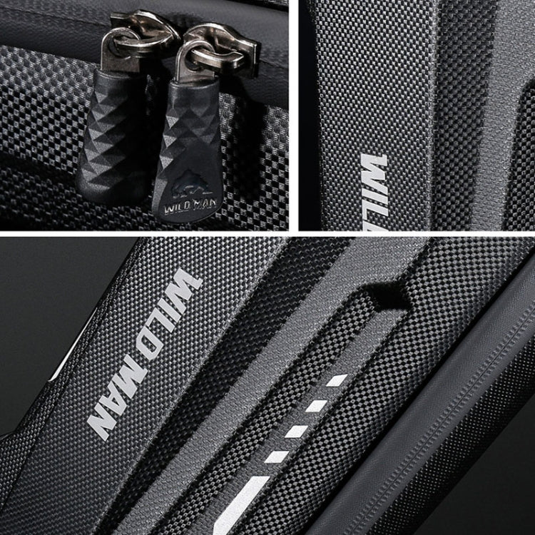 WILD MAN Scooter EVA Hard Shell Front Bag Folding Bicycle Quick Release Hanging Bag