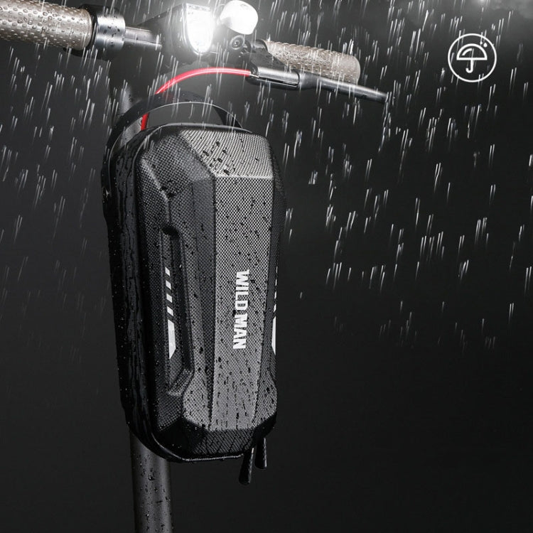 WILD MAN Scooter EVA Hard Shell Front Bag Folding Bicycle Quick Release Hanging Bag