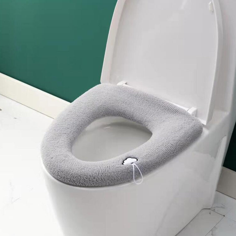 Universal Knitted Washable Toilet Pad Home Thickened Warm Toilet Cover