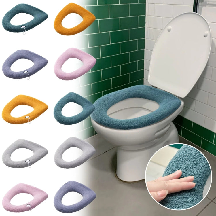 Universal Knitted Washable Toilet Pad Home Thickened Warm Toilet Cover
