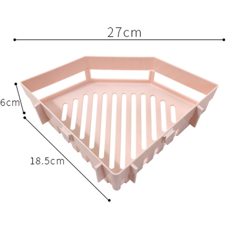 Triangle Shelf Kitchen Bathroom Toiletries Storage Rack