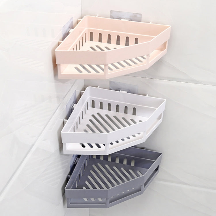 Triangle Shelf Kitchen Bathroom Toiletries Storage Rack