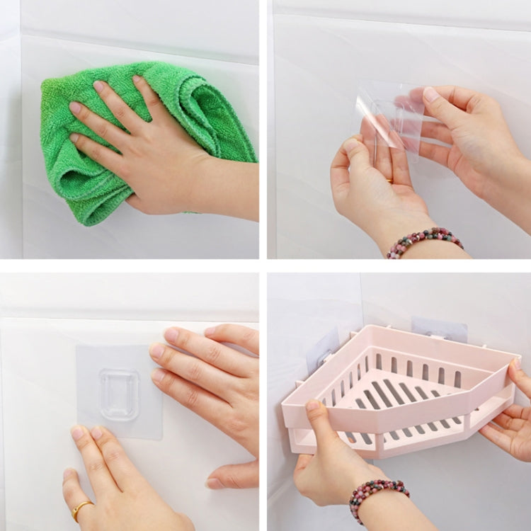 Triangle Shelf Kitchen Bathroom Toiletries Storage Rack