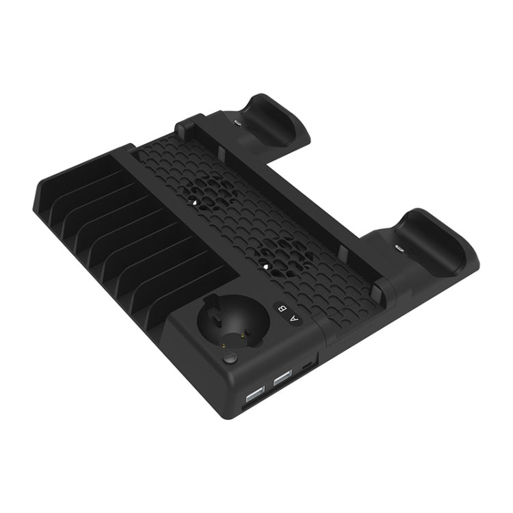For PS4/PS4 Pro/PS4 Slim Host iplay Dual-seat Charging Multi-function Cooling Base Storage Bracket