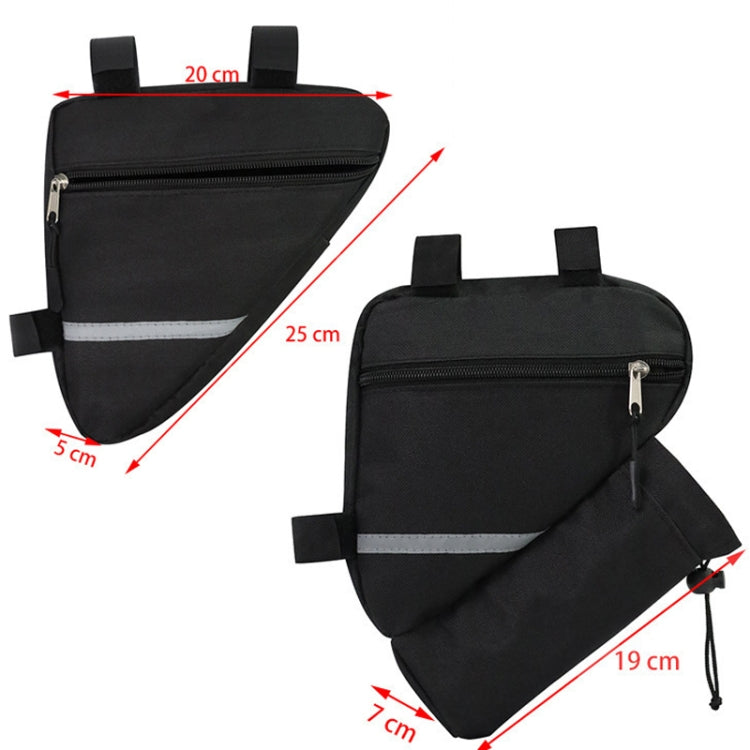 7 inch Bicycle Triangle Bag Outdoor Sports Cycling Gear Storage Bag