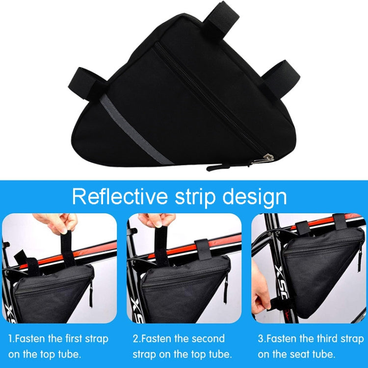 7 inch Bicycle Triangle Bag Outdoor Sports Cycling Gear Storage Bag