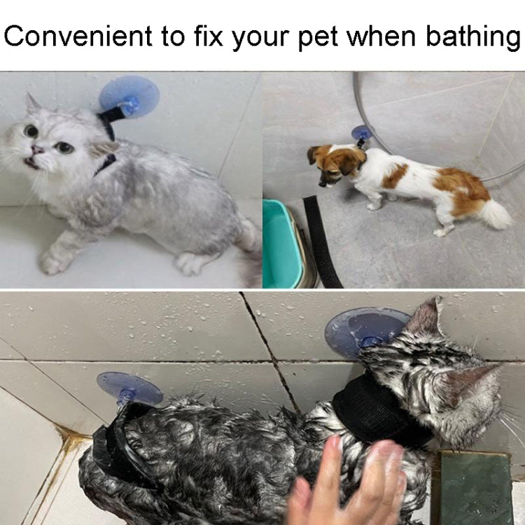 Universal Grooming And Bathing Leash For Dogs And Cats Suction Cup Collar For Pet Bathing